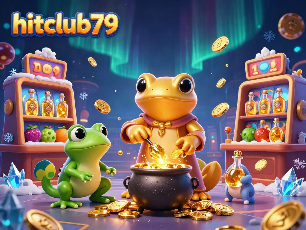 Experience winning opportunities at hitclub79 with a vibrant 3D casino scene full of excitement and rewards.